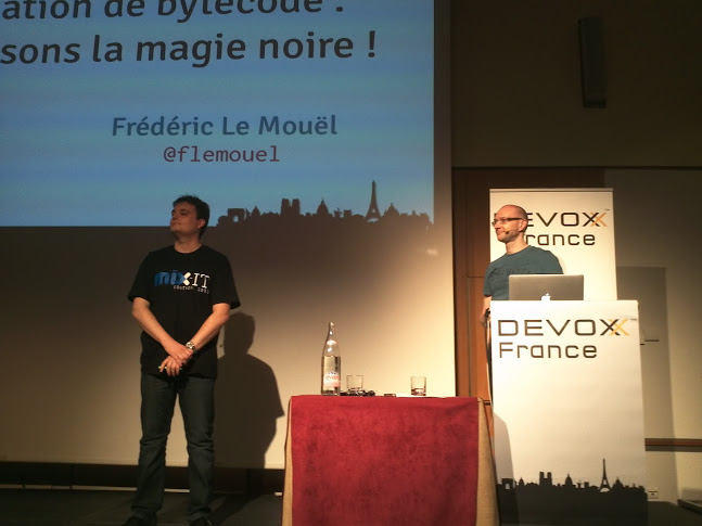 @flemouel and @jponge at Devoxx France 2012