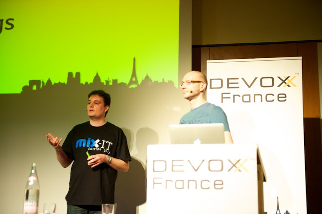 @flemouel and @jponge at Devoxx France 2012